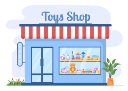 Best Children's Toy Store Illustration download in PNG & Vector format